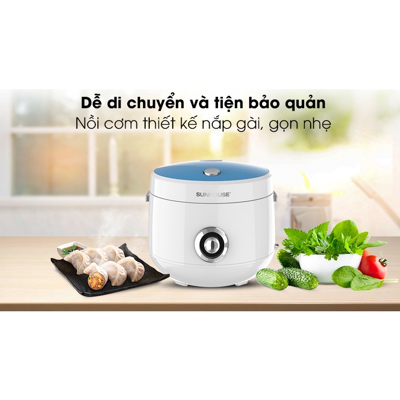 NỒI CƠM ĐIỆN SUNHOUSE SHD8606 1.8L