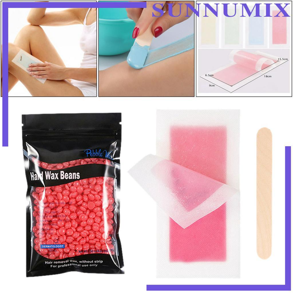[Hàng mới về] Bộ 100g Hạt Sáp Cứng Tẩy Lông Dành Cho Nam Và Nữ