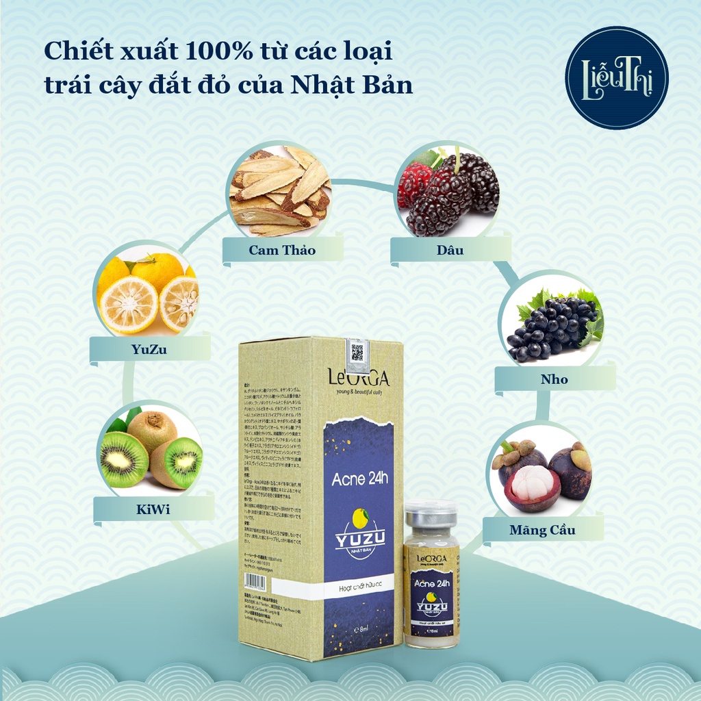 Serum Xẹp Mụn Le'Orga Acne 24H - Tinh Chất Ngừa Hết Mụn, Xẹp Mụn Sau 24 Tiếng | BigBuy360 - bigbuy360.vn