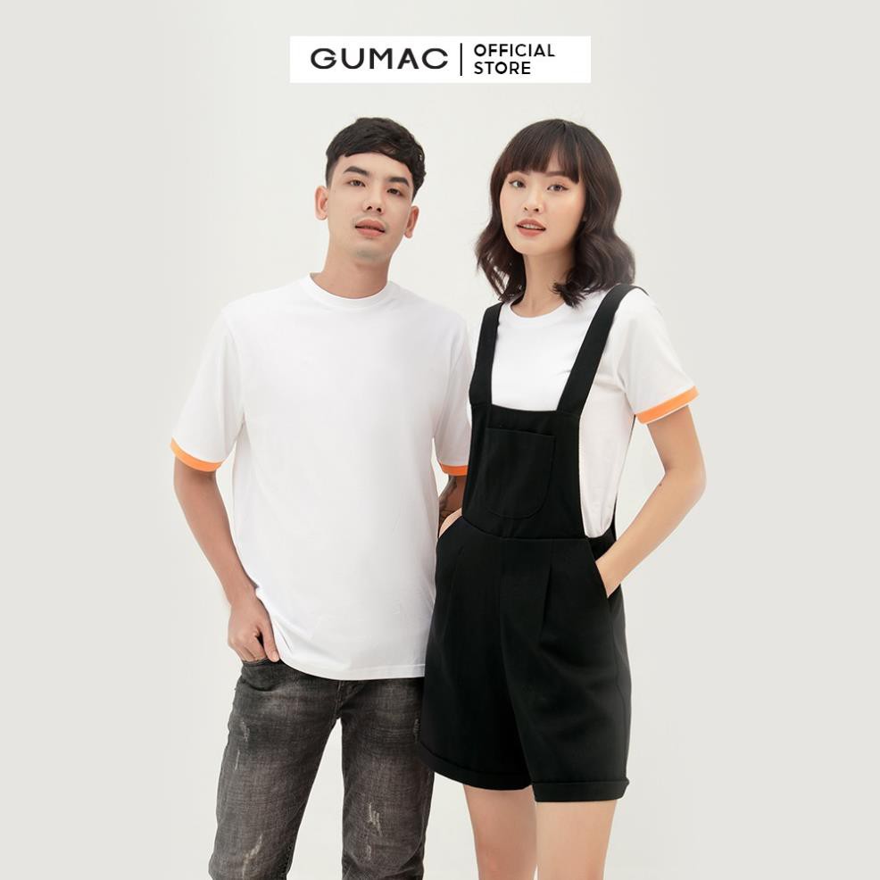 Quần short nữ phối yếm GUMAC thiết kế mới cá tính QB377 2021 | BigBuy360 - bigbuy360.vn