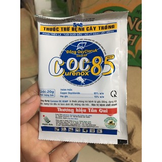 Thuố c trừ nấm trừ khuẩn coc 85 wp 20gr