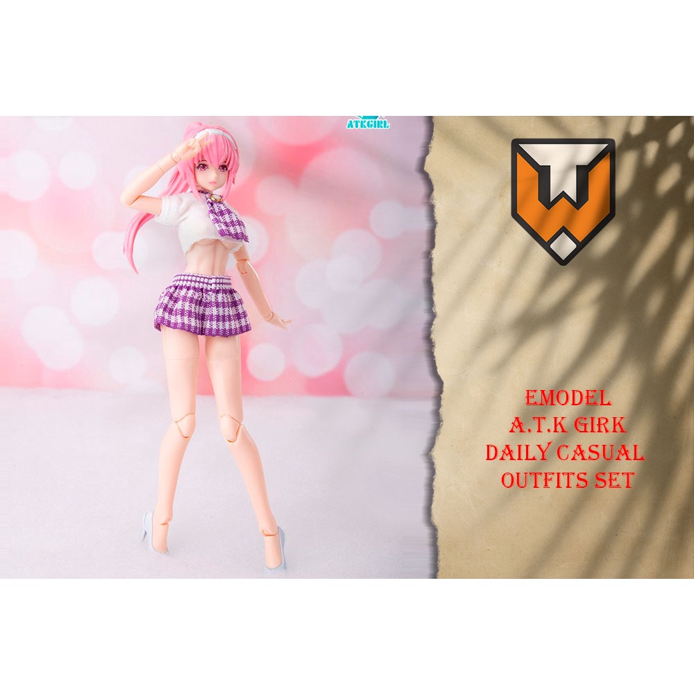 Mô Hình Eastern Model 1/12 Scale ATK A.T.K. GIRL Daily Casual Outfits Set (Không bao gồm Head)