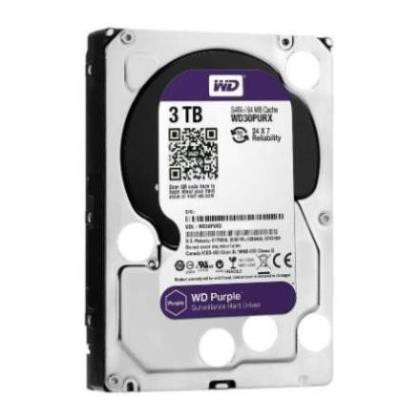 Ổ cứng 3TB HDD Western Purple (Tím) - BH 36 tháng