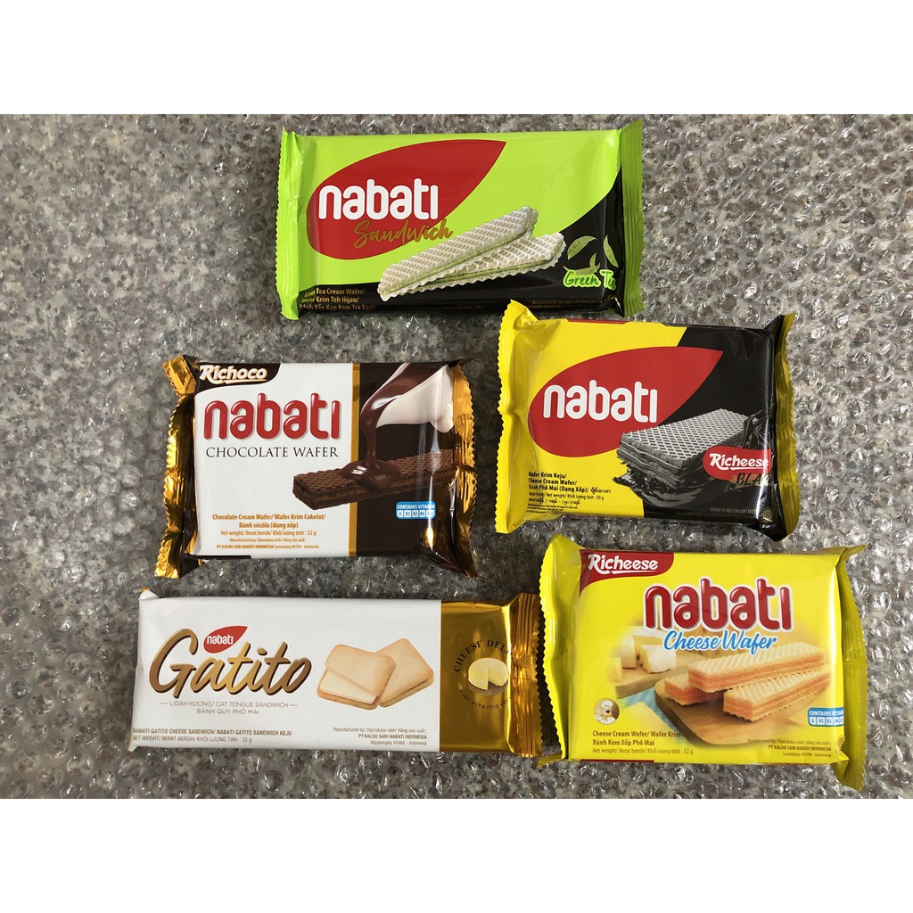 [Mã 267FMCGSALE giảm 8% đơn 500K] Bánh NABATI thẻ đủ vị