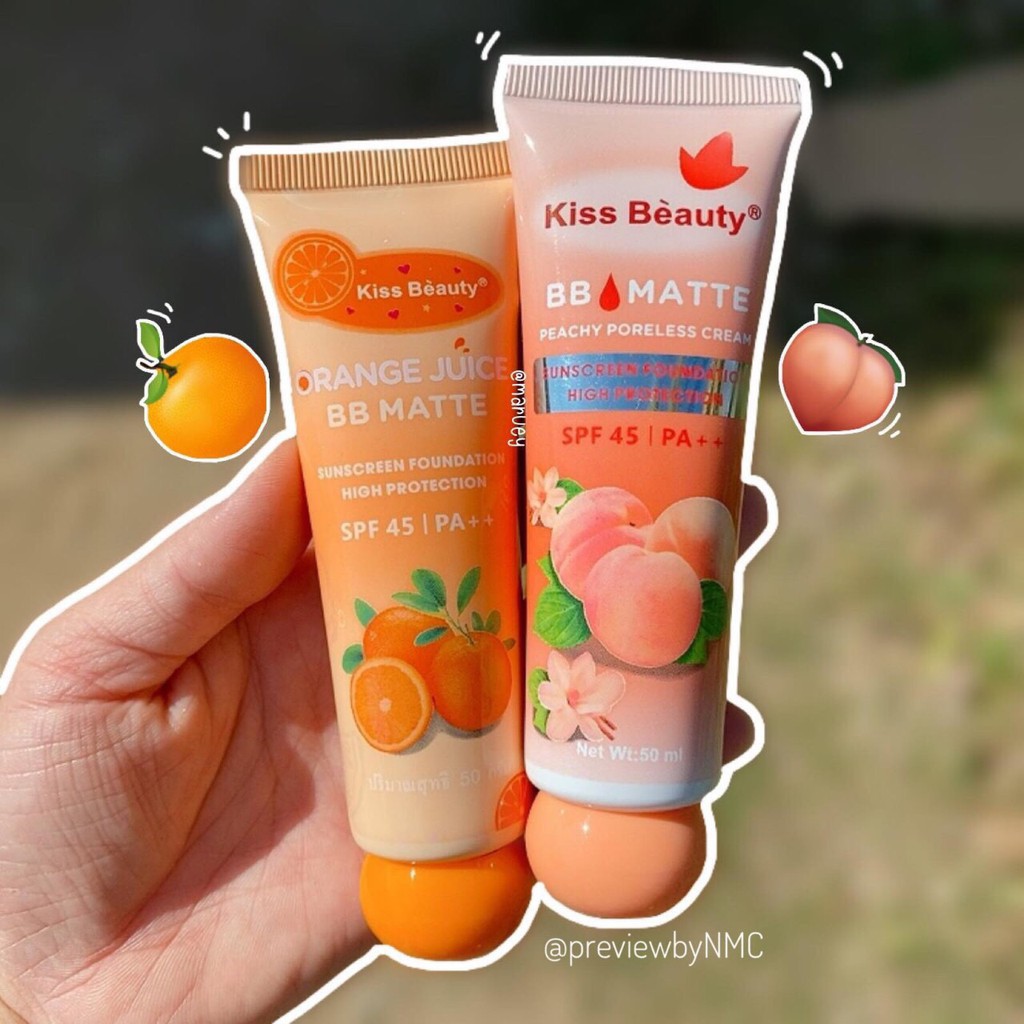 Kem Nền Che Khuyết Điểm Chống Nắng SPF 45/PA+++ Kiss Beauty Pore BB Matte