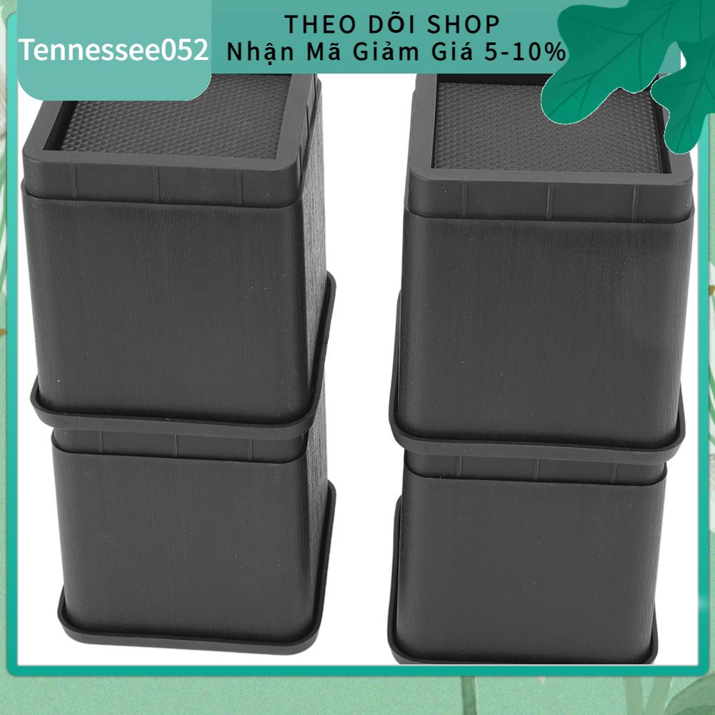 Tennessee052 4 cái Đồ nội thất có thể xếp chồng lên nhau và Rủi ro trên giường Chống trượt Đệm cao su nâng Riser cho Ghế sofa