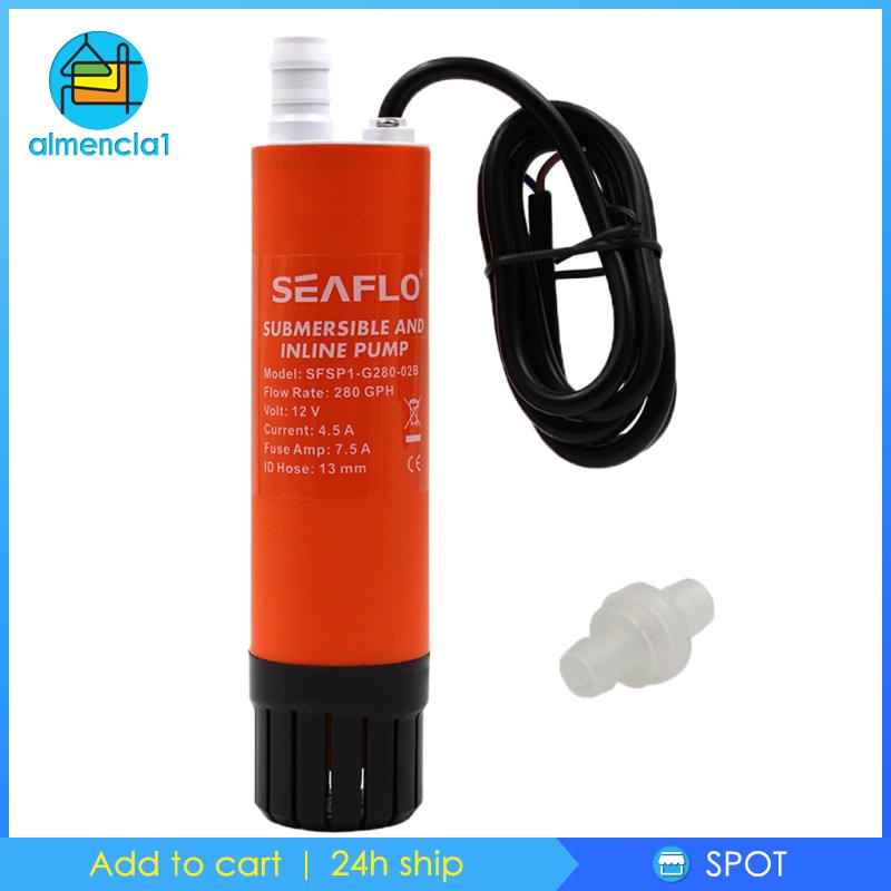 Bơm nước/thực phẩm chìm 12V 280GPH
 | BigBuy360 - bigbuy360.vn