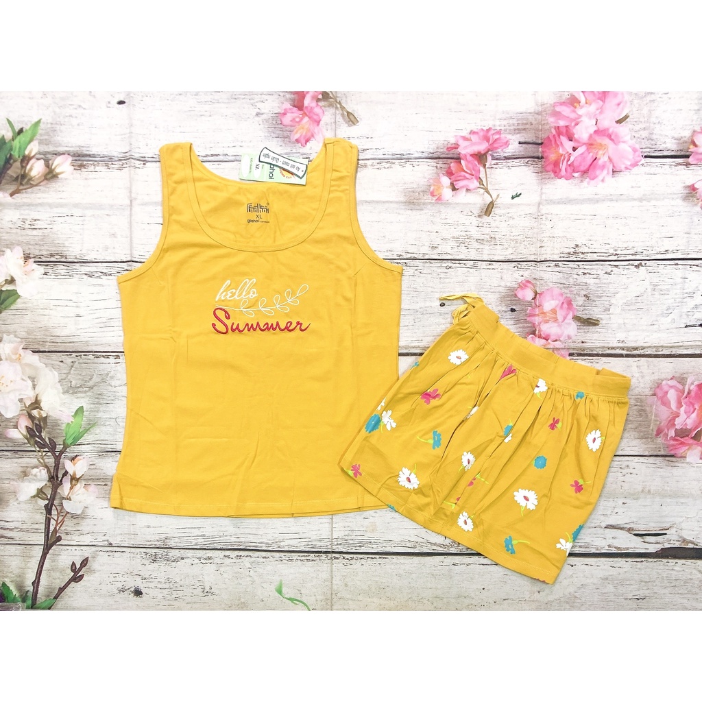 Bộ quần ngắn Gia Hồi size M, L, XL