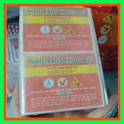 [Bán Sỉ]-Phấn Trắng Mic Không Bụi Hộp/100V-VPP Thanh Tú