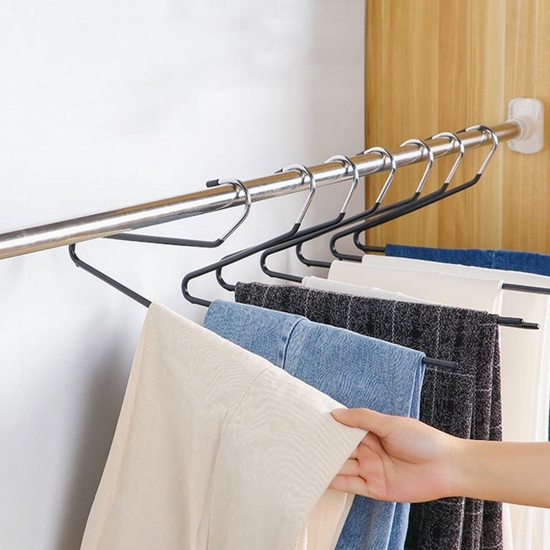 Móc Treo Quần Áo Bằng Nhựa Siêu Mỏng Tiết Kiệm Không Gian Gồm 2 Kiểu