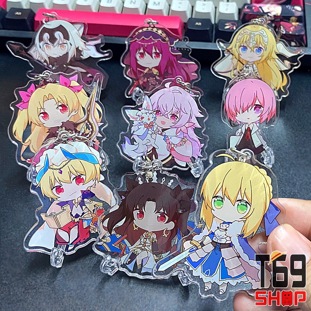 Móc khóa mica anime Fate - Mẫu 2