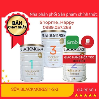 Sữa BLACKMORES 900gr đủ 3 Số 1,2,3 Úc