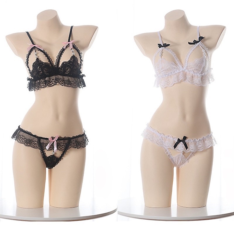 [SẴN] Đồ Lót Ren Lọt Khe Đính Hạt Gợi Cảm Sexy 1603 [CWEAR.SEXY_ĐỒ NGỦ & NỘI Y CAO CẤP]