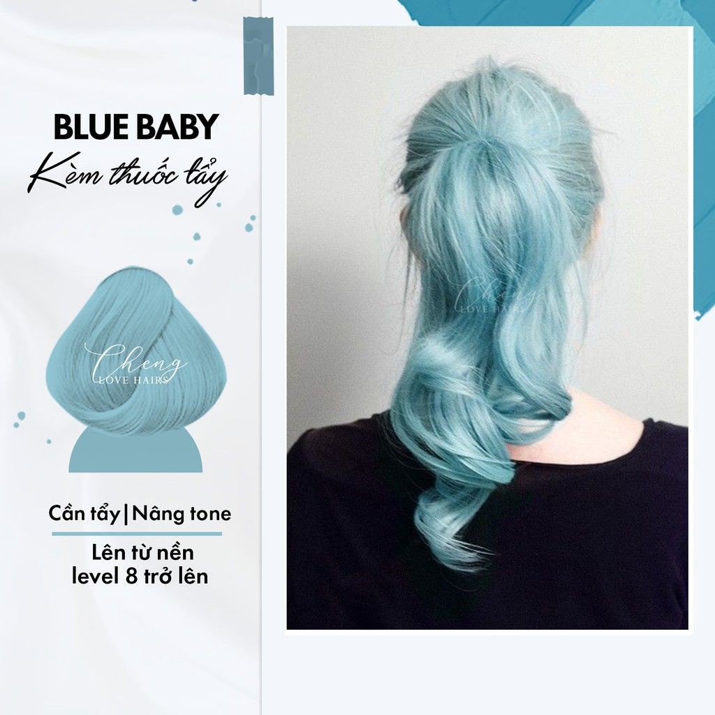 Thuốc nhuộm tóc BABY BLUE