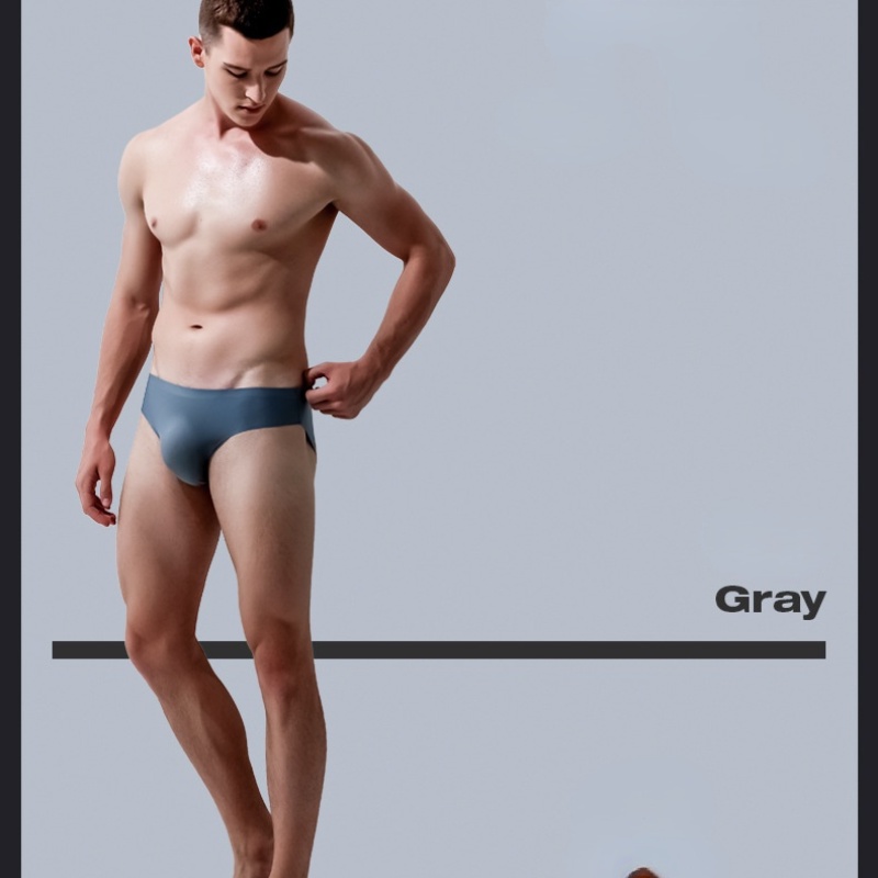 Quần lót b324 vải cotton lụa mát 3d thoáng khí thoải mái siêu mỏng co giãn phong cách thể thao mùa hè cho nam