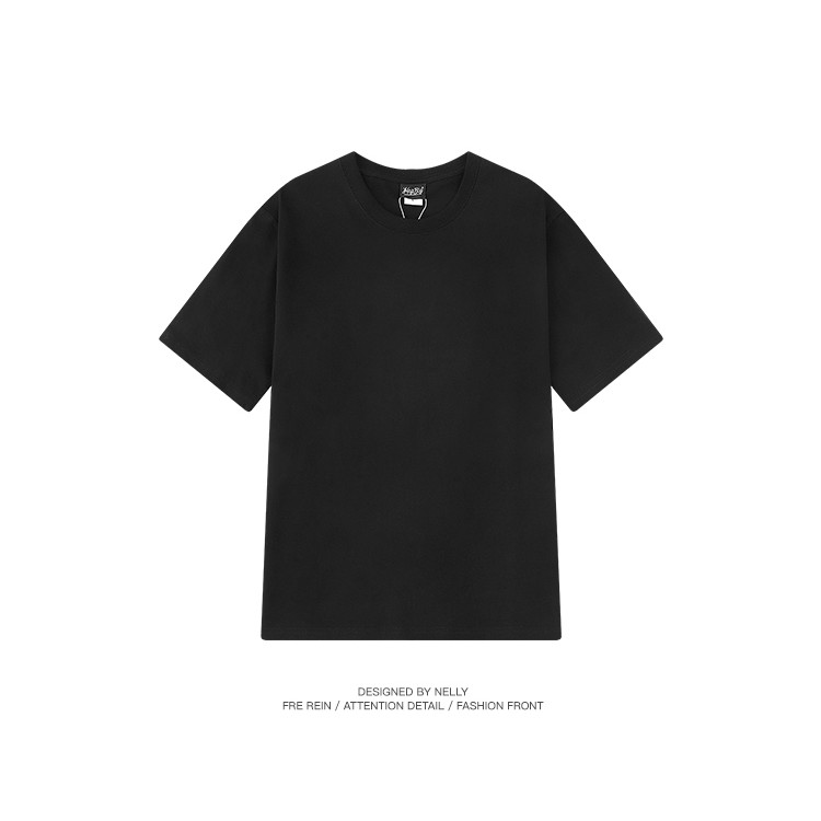 Áo Phông Nelly Heybig ngắn tay trơn màu đen