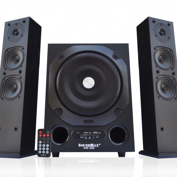 Loa Vi Tính SoundMax AW-300/2.1 80W CHÍNH HÃNG SIÊU BASS