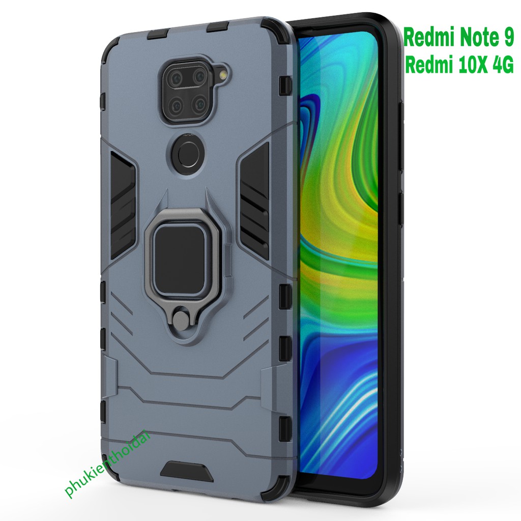 Ốp lưng Redmi Note 9 / Redmi 10X 4G / Note 10 / Note 11 / 11s / Note 12 Iron Man Iring chống sốc chống va đập mạnh