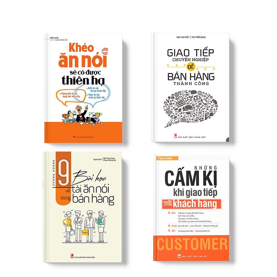 Sách: Combo Giao Tiếp Chuyên Nghiệp Để Bán Hàng Thành Công (TB)