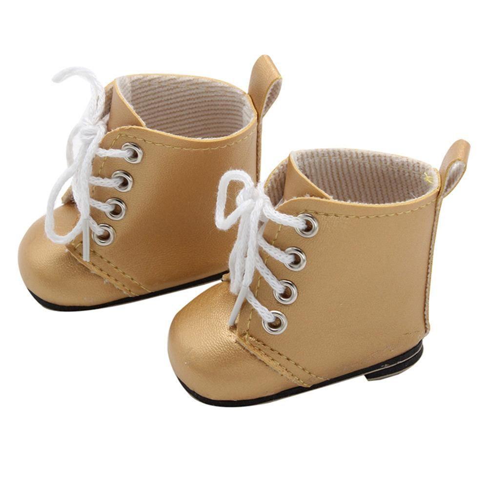 Giày Búp Bê Mini 18 Inch Màu Cầu Vồng Xinh Xắn Cho Bé