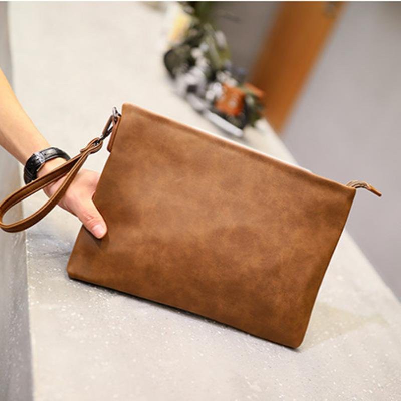 Túi Da Cầm Tay Thời Trang Công Sở Thanh Lịch Cho Nam