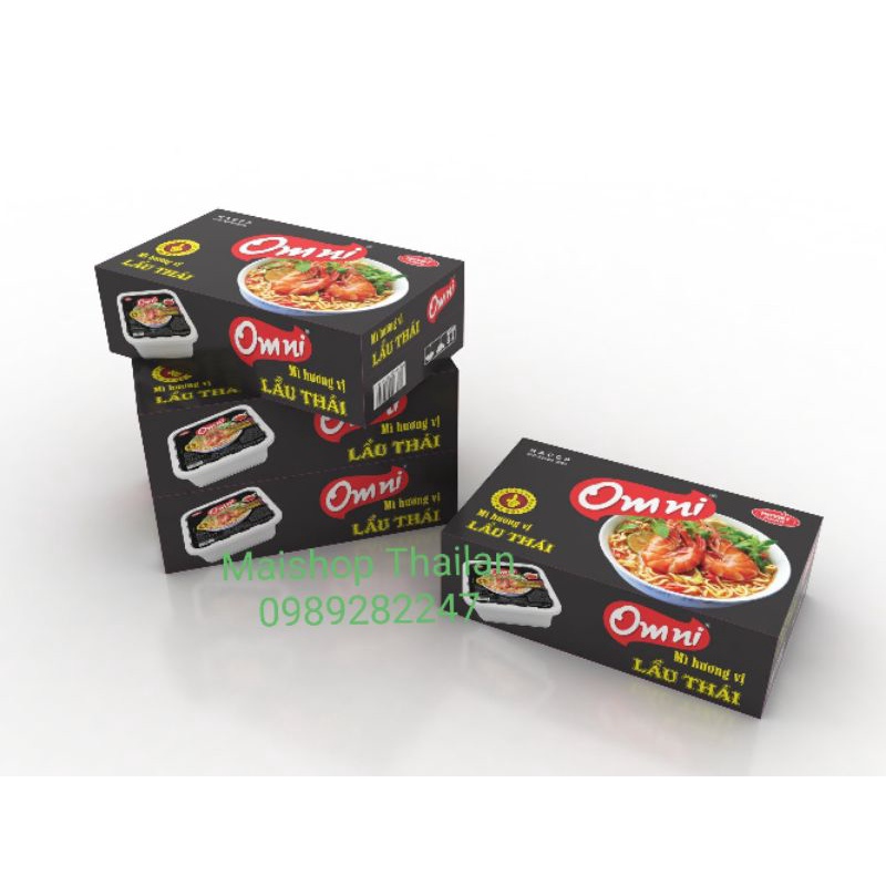 Mì Lẩu Thái Omni 12 bát/t × 75gr - SP mới.