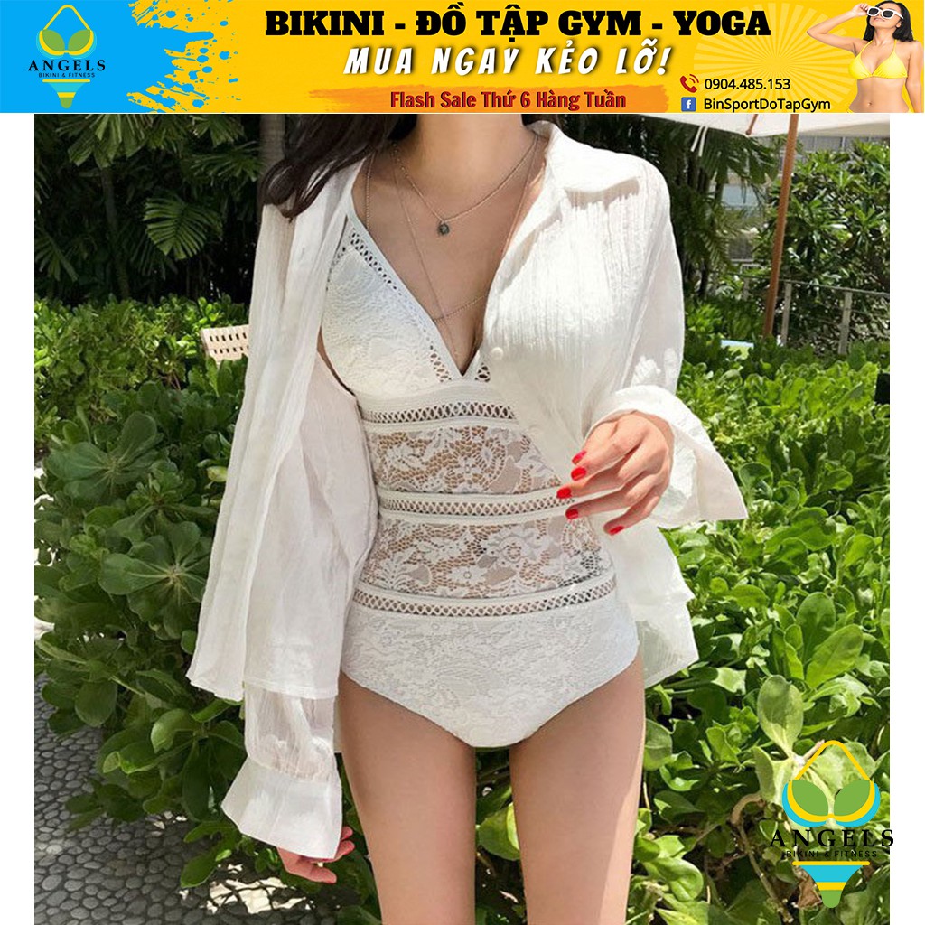 Bikini,Bộ Đồ Bơi Body Ren 2 Màu Trắng, Đen Siêu Đẹp, Hàng Nhập,BHN008 | BigBuy360 - bigbuy360.vn