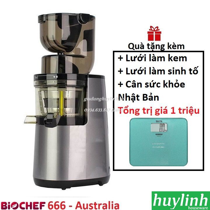 Máy ép trái cây BioChef 666