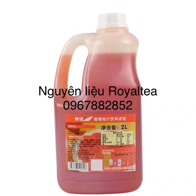 Siro bưởi đỏ Royaltea