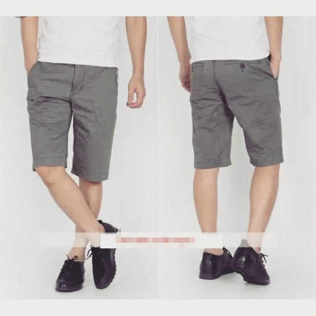 Quần short nam. Màu xám đậm