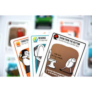 Bài mèo nổ cảm tử cơ bản Exploding Kittens (Đen)