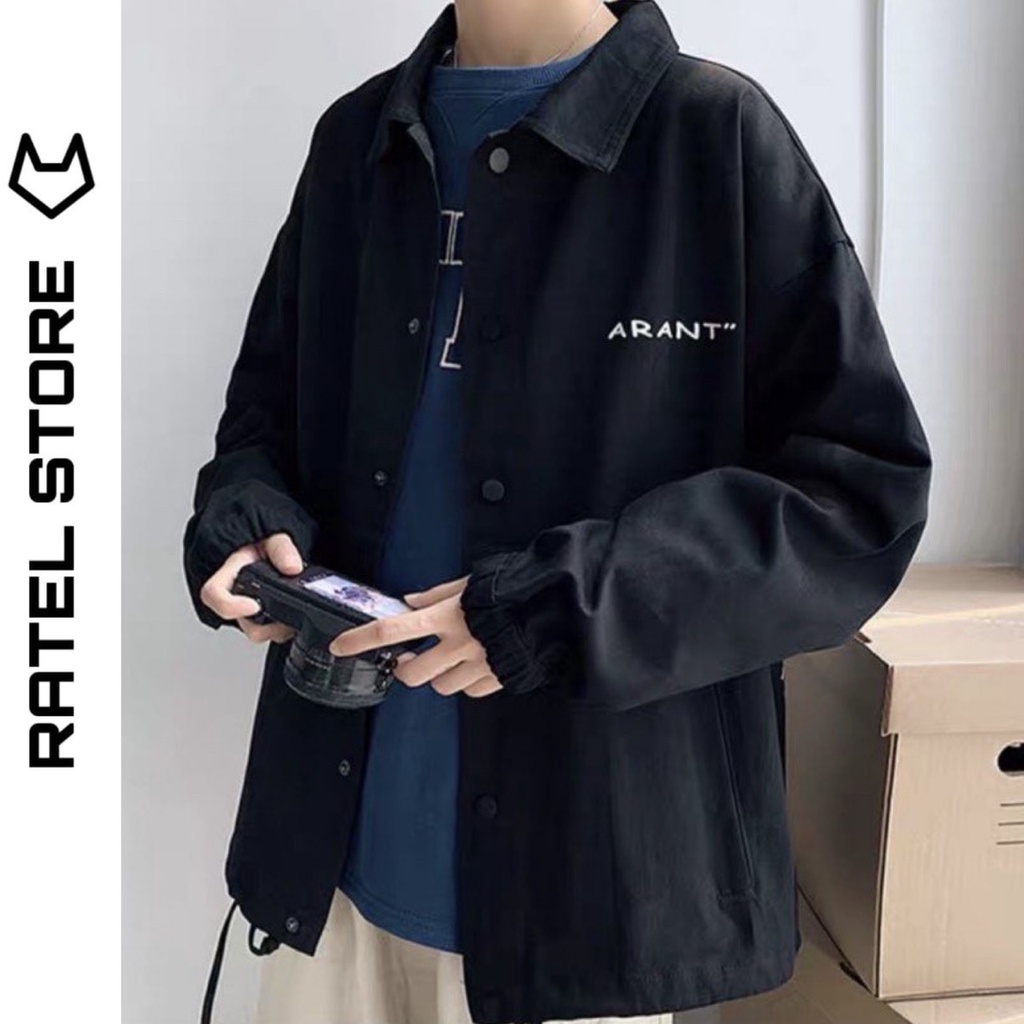 Áo Khoác Jacket Kaki ‘ ARANT ‘ Husky Unisex Form Rộng