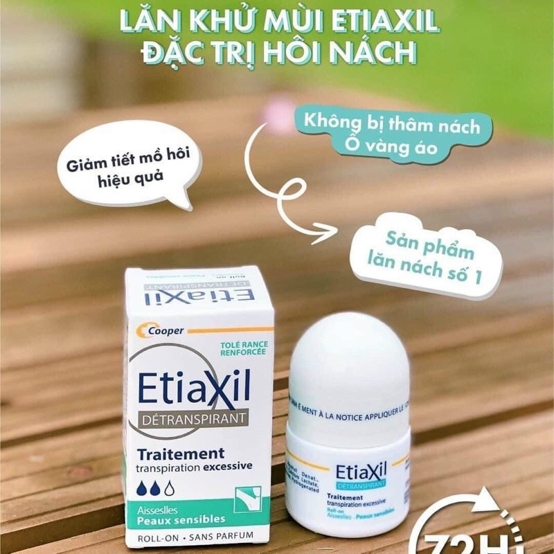 LĂN KHỬ MÙI ETIA-XIL GIỮ MÙI THƠM 72h