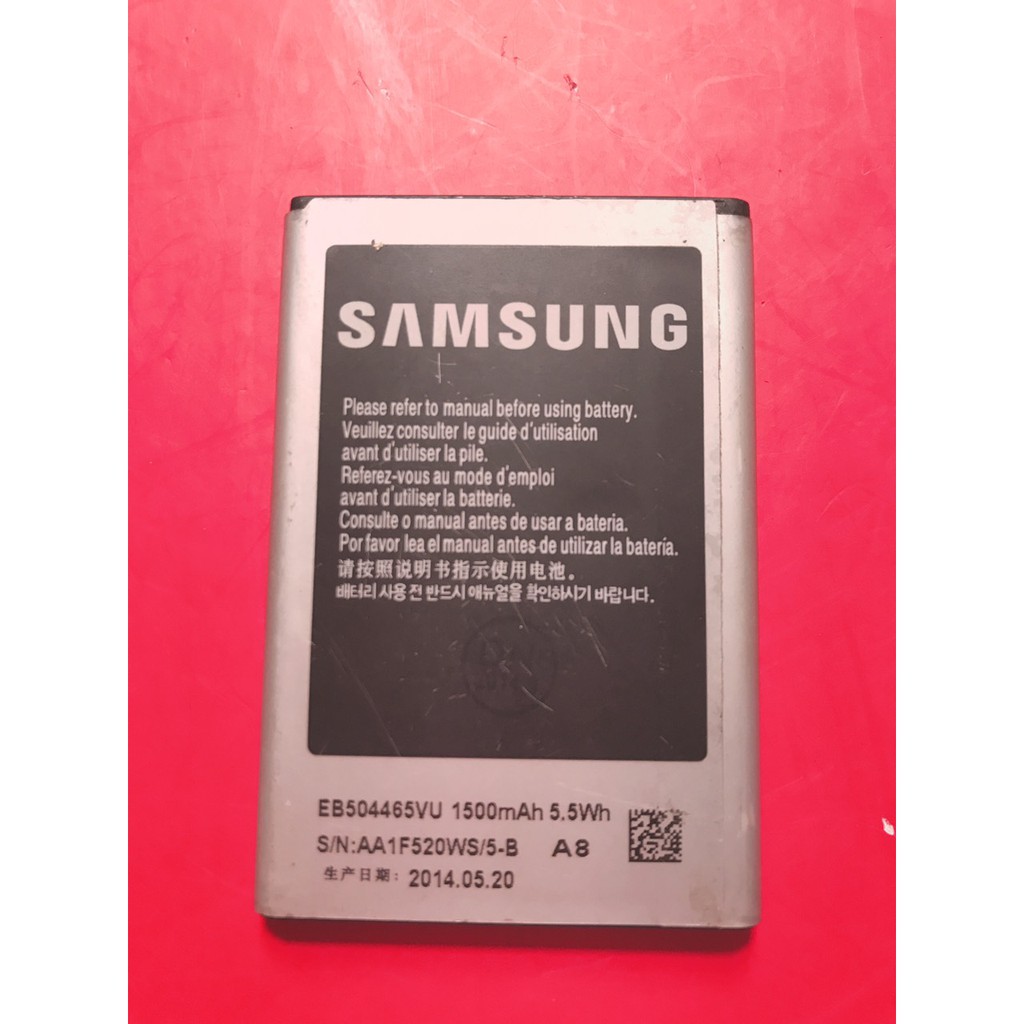 Pin Samsung  i8910 i7500 i5700 B7620 B7610 S8500  EB504465VU 1500mAh