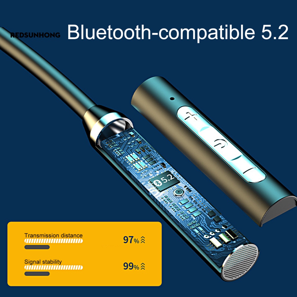 Bộ Tai Nghe Thể Thao Không Dây Bluetooth Chống Nước IPX5 5.2