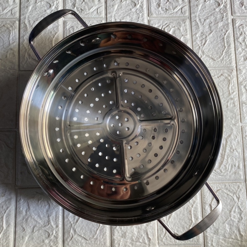 Nồi hấp đa năng 2 tầng, Kèm 2 vỉ hấp size 28/30/32cm