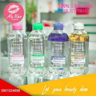 [CHÍNH HÃNG 100%] Nước Tẩy Trang Garnier Skin Active Pháp 400ml