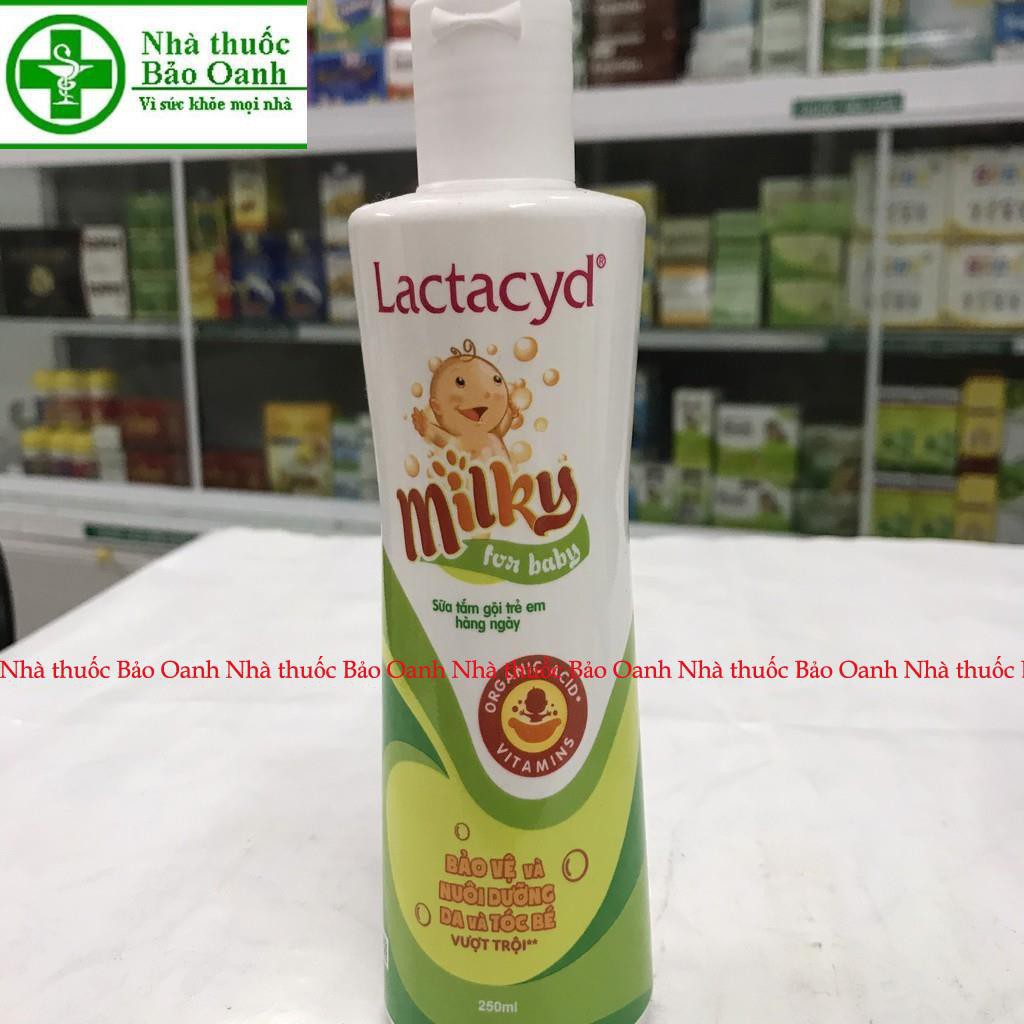 SỮA TẮM GỘI TRẺ EM LACTACYD MILKY