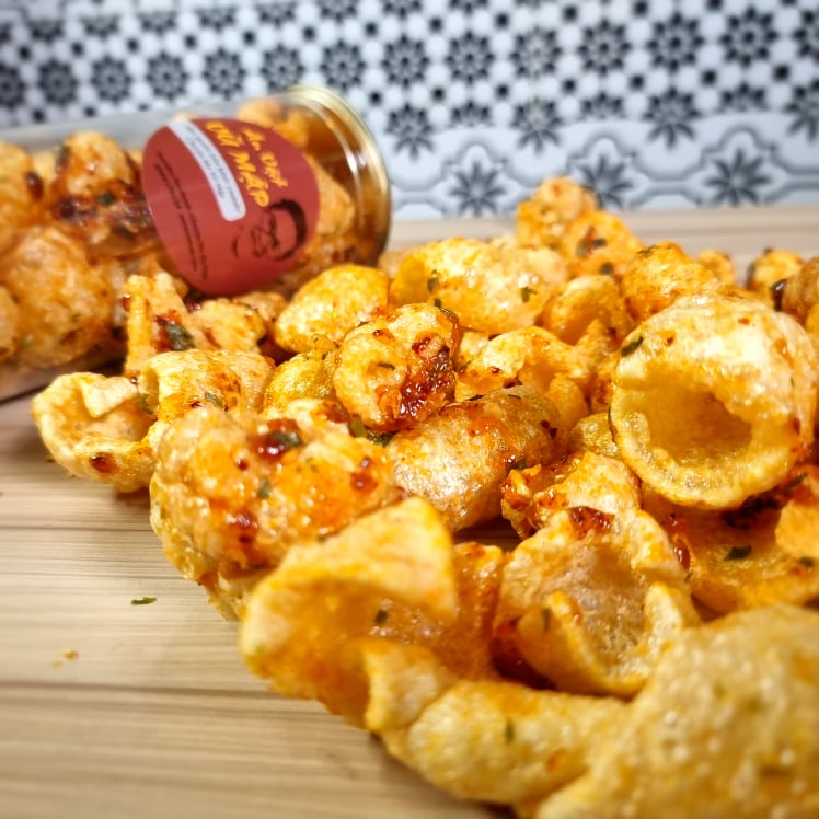 [Mã GROXUAN1 giảm 8% đơn 150K] [ANVATVUMAP - NHÀ LÀM 100%] Da Heo Sấy Giòn 150gr Vị Tỏi Ớt Cay Siêu Ngon | BigBuy360 - bigbuy360.vn