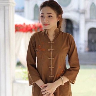 đồ lam đi chùa(cổ tàu viền)