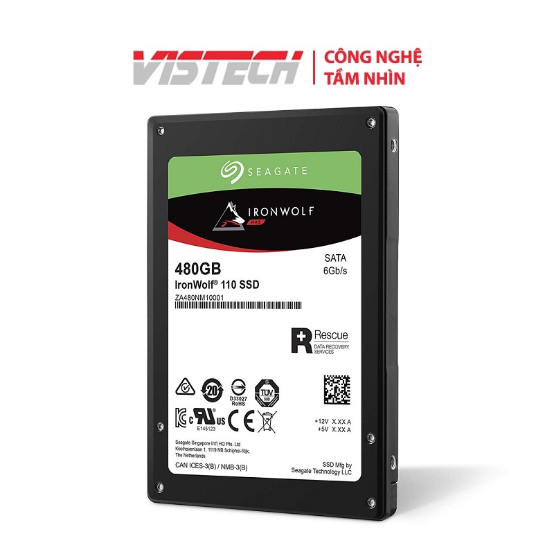 Ổ cứng SSD Seagate IronWolf 110 2.5" Sata3 chuyên dành cho NAS