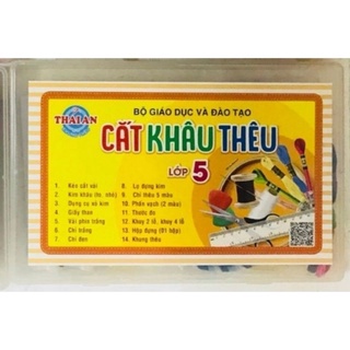 Cắt khâu thêu lớp 5