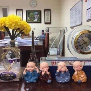 (BG) set 4 tượng tứ không mini
