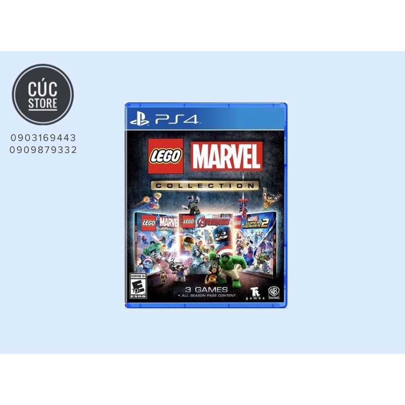 Đĩa chơi game PS4: Lego Marvel Collection