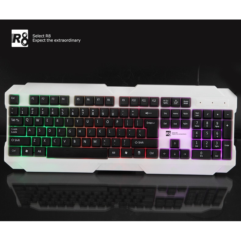 KB R8- 1823 CHÍNH HÃNG GAME USB--LED