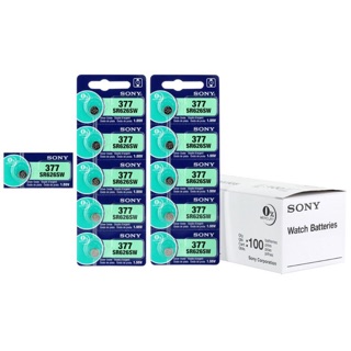 Vỉ pin đồng hồ Sony Chính Hãng Nhật Bản 377 626 – SR626SW 1.55V vỉ 5 viên 626