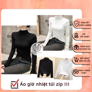 Áo giữ nhiệt nữ . Áo thun lạnh, tác dụng giữ nhiệt, ôm body