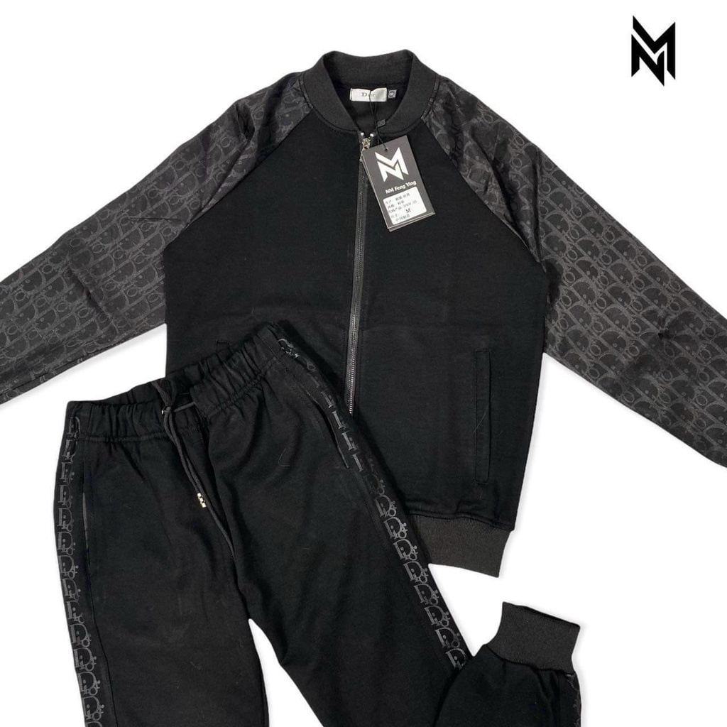 Đồ bộ nỉ nam - Bộ thu đông dài tay khóa DO chất liệu Nỉ Cotton bóng cao cấp phong cách trẻ trung năng động - HD04