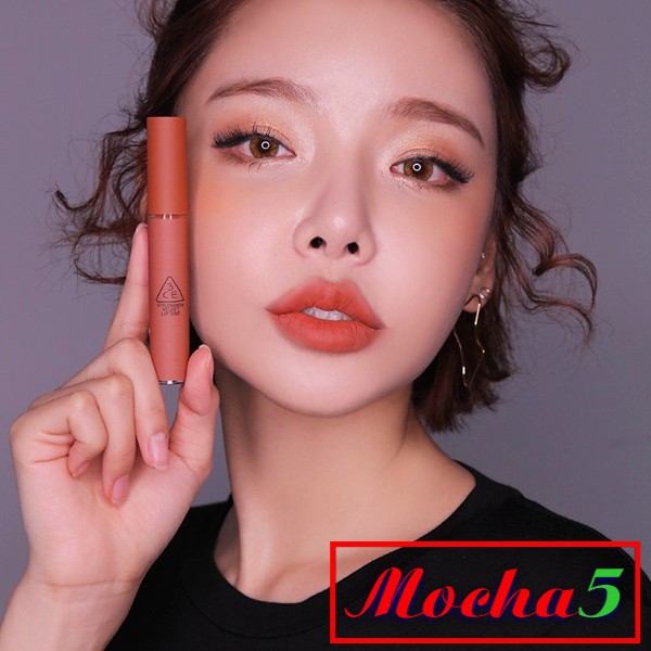 Son kem lì cực nhẹ môi 3CE Velvet Lip Tint GOING RIGHT màu Nâu Đất cực tây