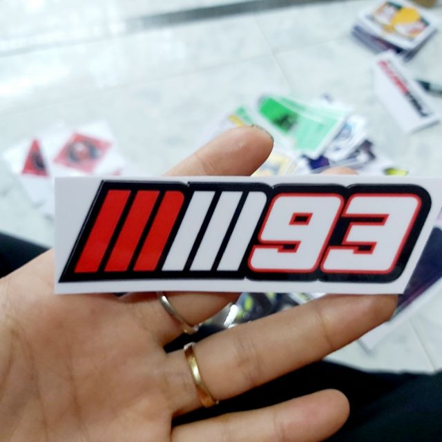 Tem Decal Marquez 93 Dán Xe Giá Rẻ